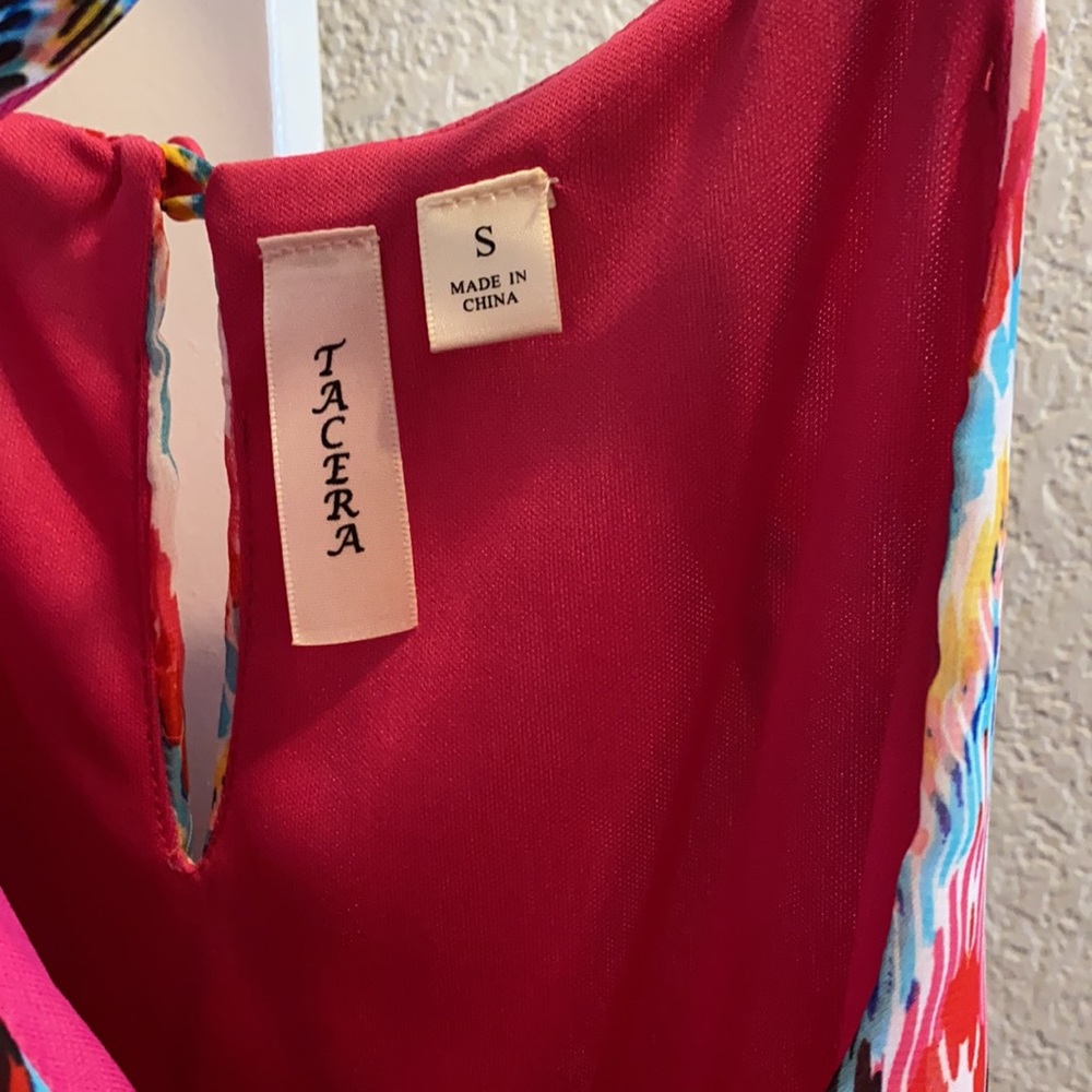 Colorful Spring Tank Dress - Picture 5 of 6